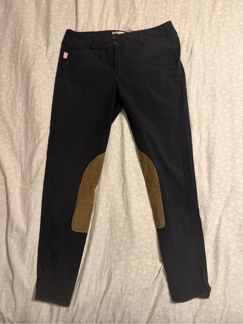 Tailored Sportman Black/Tan Low Rise Breeches